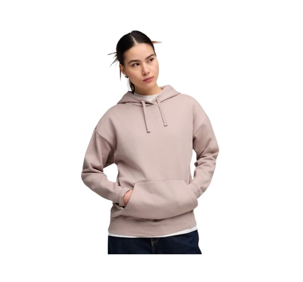 Bluza damska Puma ESS Centered Cat Logo Relaxed Hoodie różowa 692917 89 M
