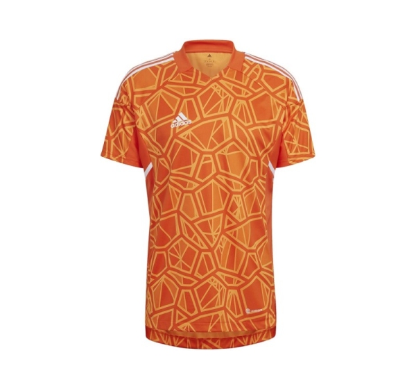 Men's Condivo 22 Goalkeeper Jersey Short Sleeve Orange HB1621