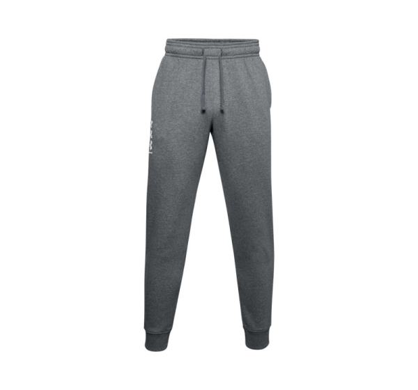 Spodnie męskie Under Armour Rival Fleece 3Logo Jogger ciemnoszare 1357131 012 S