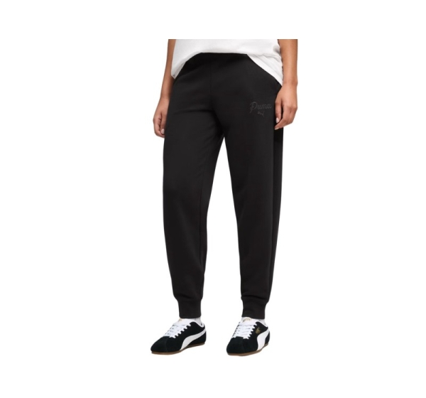 Spodnie damskie Puma ESS Script Comfort czarne 691763 01 M