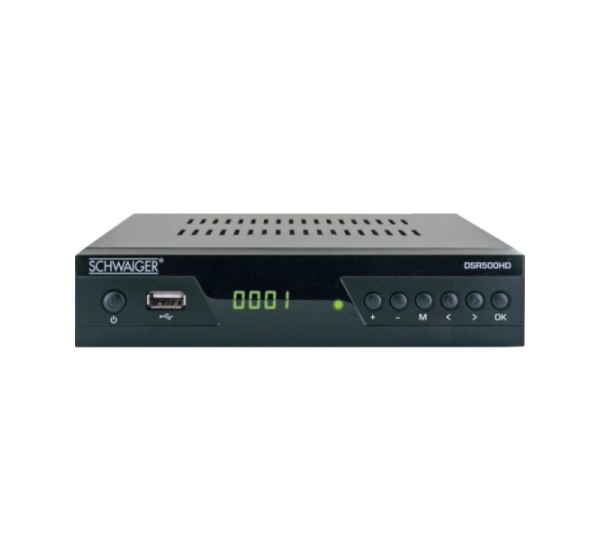 Schwaiger DSR500HD TV set-top box Cable Full HD Black