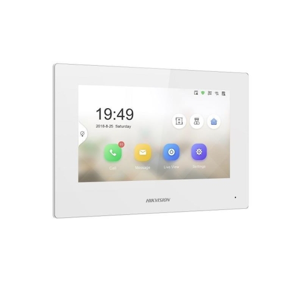 Hikvision Pro Series DS-KH6320-WTE2-W video intercom system 17.8 cm (7") White