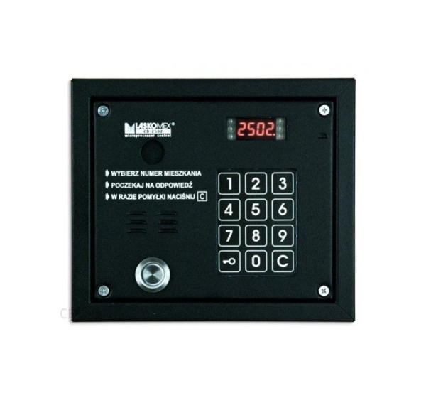 Laskomex CP-2503TP black Audio panel with key reader "Dallas"