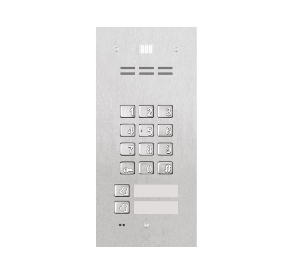 ACO FAM-P-2NPZSACC 2-family plaster panel read. Cipher lock.