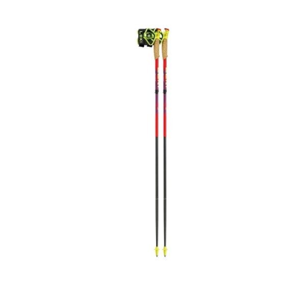 LEKI TRL Ultratrail FX One trekking poles, 115 cm, red