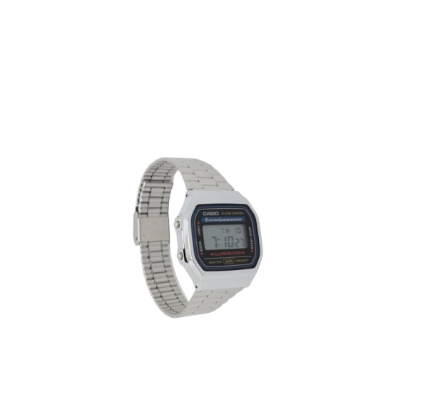 Casio A168WA Watch unisex digital silver