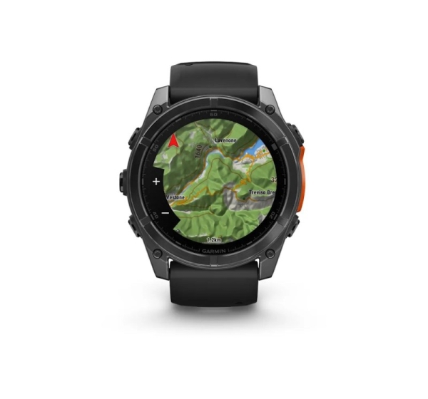 Garmin Fenix 8 3.56 cm (1.4") AMOLED 51 mm Digital 454 x 454 pixels Touchscreen Titanium Wi-Fi GPS (satellite)