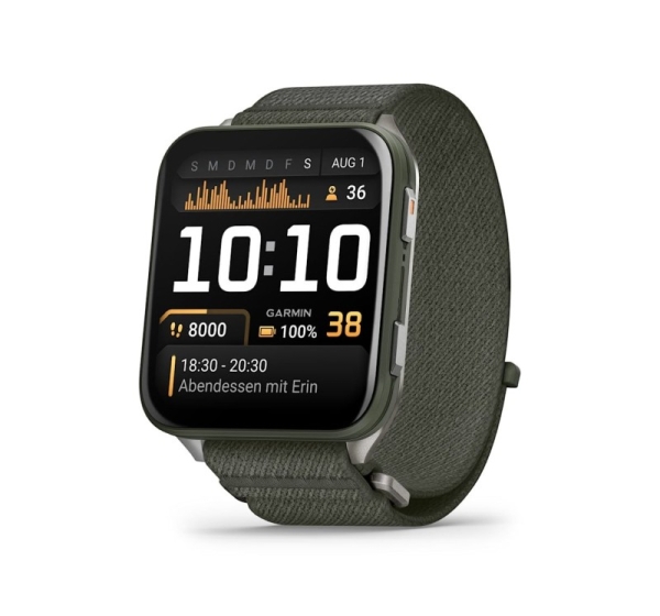 Garmin Venu X1 5.08 cm (2") AMOLED Digital 448 x 486 pixels Touchscreen Grey Wi-Fi GPS (satellite)