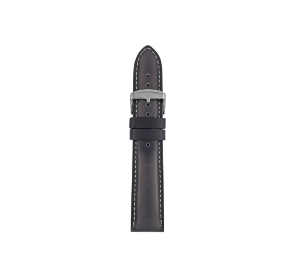 Leather strap Iron Annie blue, 22 mm