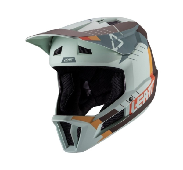 LEATT MTB Gravity 2.0 V25 Full-Face Cycling Helmet Size L mint