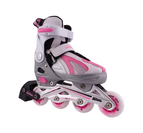 Outrace Volt Gray Grey-Pink PW-126B-9 37-40 Inline Skates