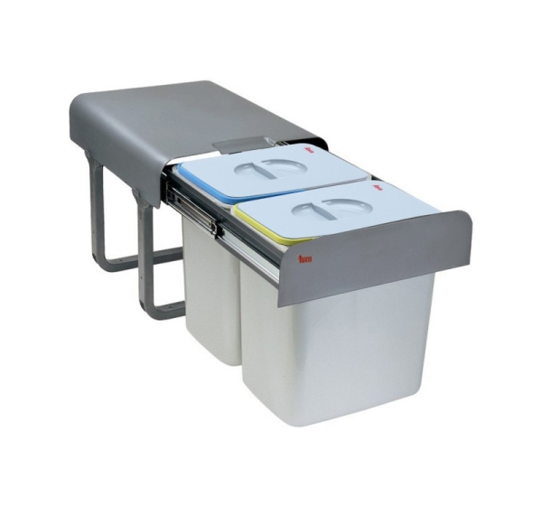 Teka ECO EASY 45 30 L 2 basket(s) Galvanized steel Grey