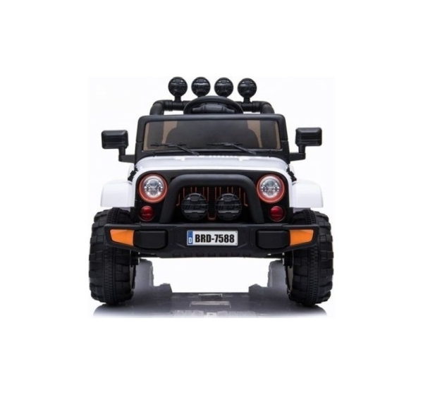Auto Na Akumulator Jeep BRD-7588 Światła LED MP3 Pilot Biały 4x4