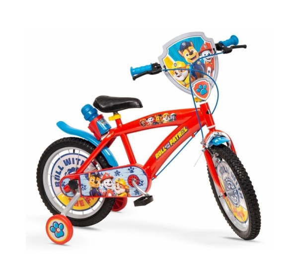 Children's Bike 16" Paw Patrol Red 1678 NEW TOIMSA