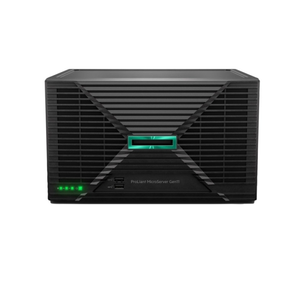 HPE ProLiant MicroServer Gen11 6325P 3.5GHz 4c 1P 1x32GB-U 4LFF-NHP 2x4TB HDD 1x180W PS EU Server