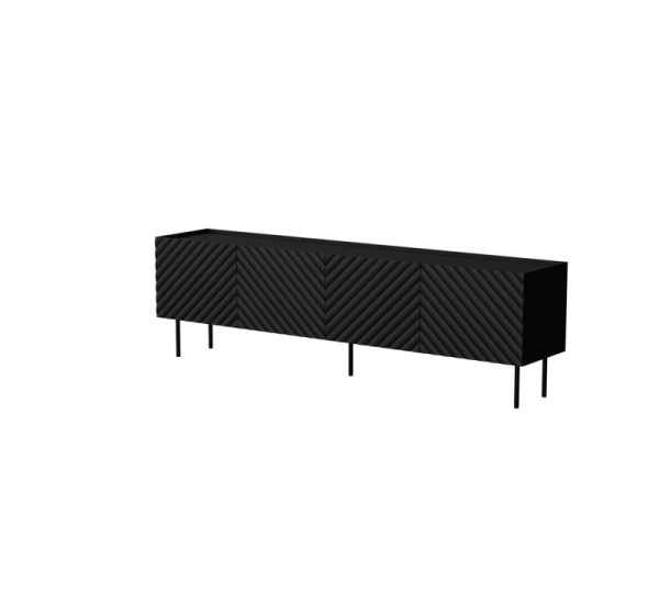 Cama LUCCA 4D TV cabinet 200x40x59 black