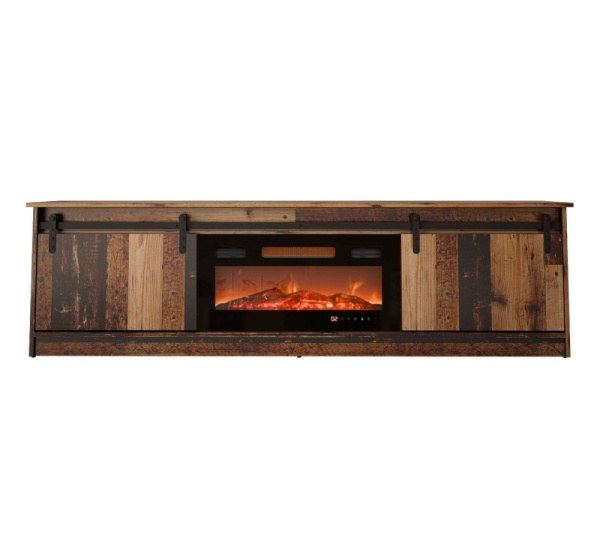 RTV GRANERO + fireplace cabinet 200x56.7x35 old wood