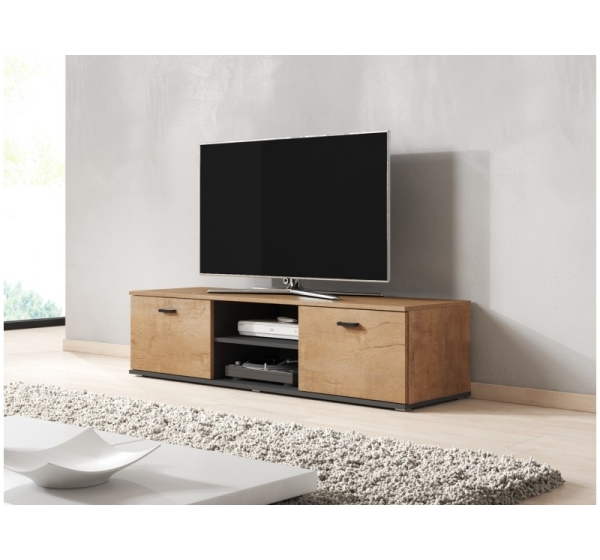Cama TV stand SOHO 140 lefkas oak/black