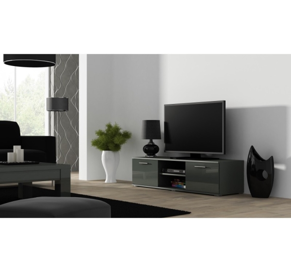 Cama TV stand SOHO 140 grey/grey gloss