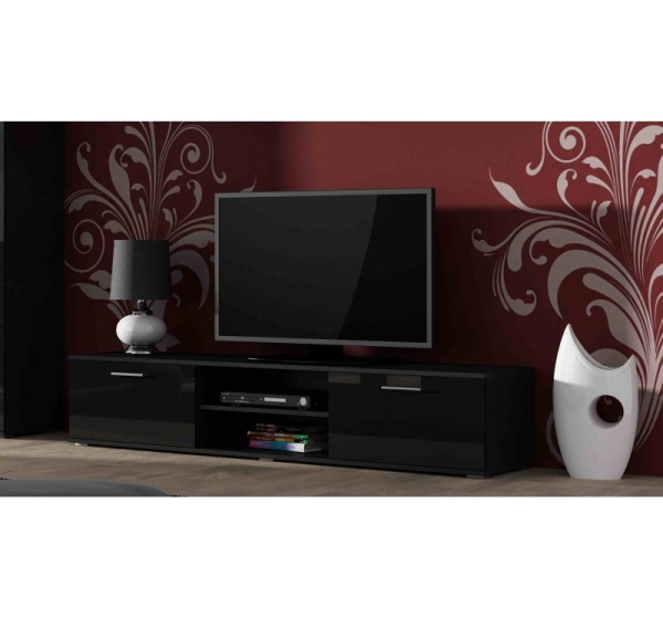 Cama TV stand SOHO 180 black/black gloss