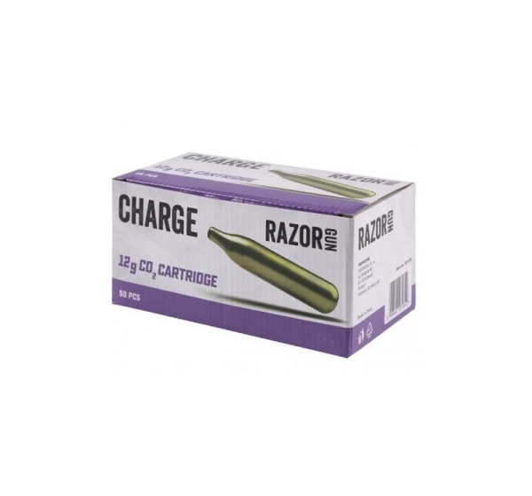 RazorGun CO2 capsules 12g - 50 pieces per box