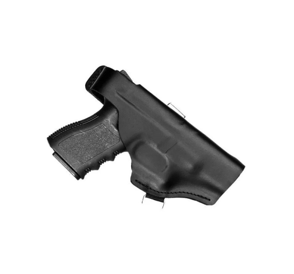 Leather holster for Glock 19 pistol