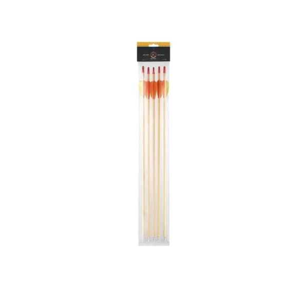 Poe Lang Target Wooden 30" D-027A-B1 Wooden arrows 5 pcs