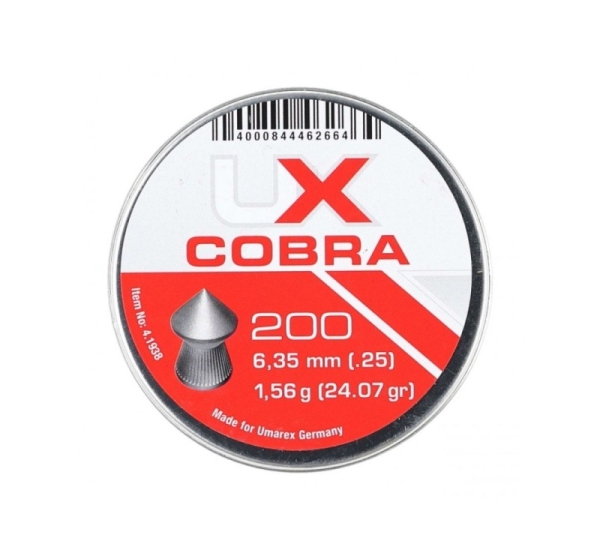 Umarex Cobra Pointed Ribbed shot 6.35 200 pcs.