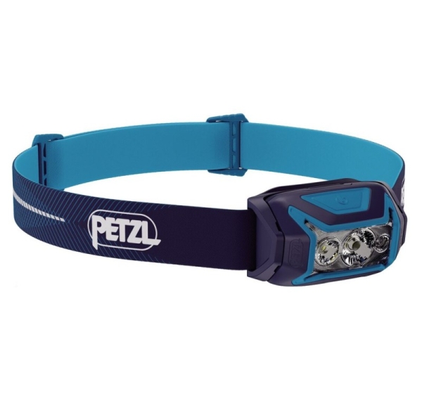 Petzl Actik Core Blue Headband flashlight LED