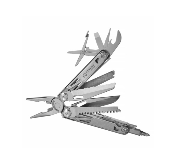 Multitool AZYMUT Giewon - 14 tools + belt pouch (H2038)