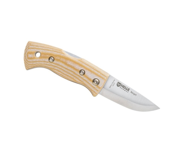 Nóż Helle Berget Beige Canvas Micarta 12C27