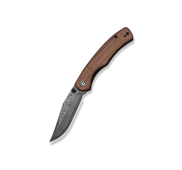 Nóż Civivi Clingman Damascus Guibourtia Wood
