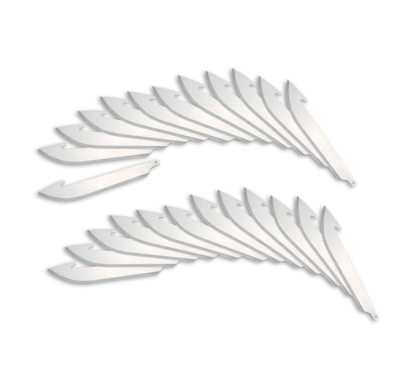 24 replacement blades for the Outdor Edge Drop-Point 350