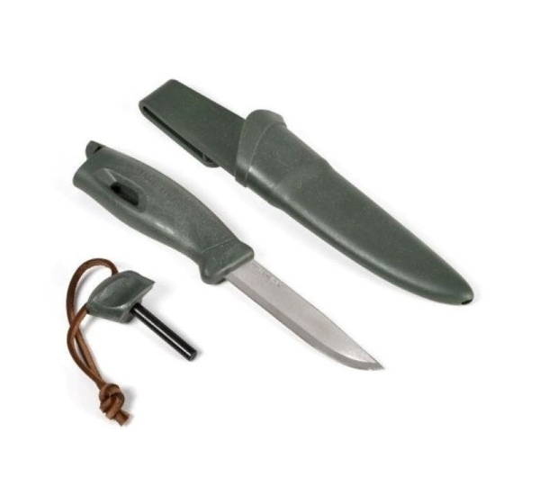 Camping Knife FireKnife - sage green