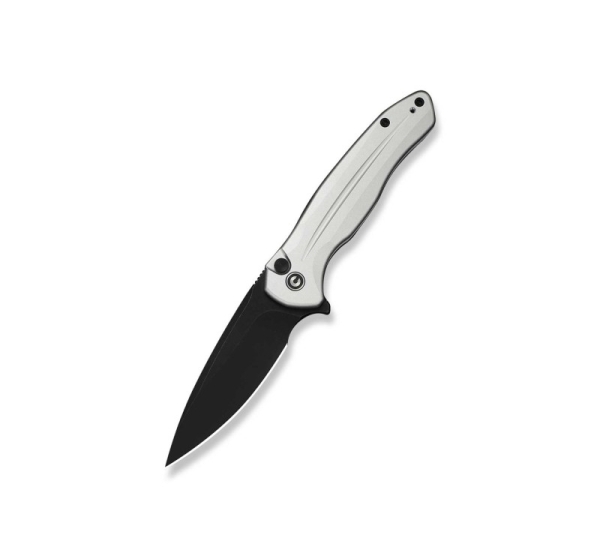 Nóż CIVIVI Button Lock Kitefin Silver Alu 14C28N