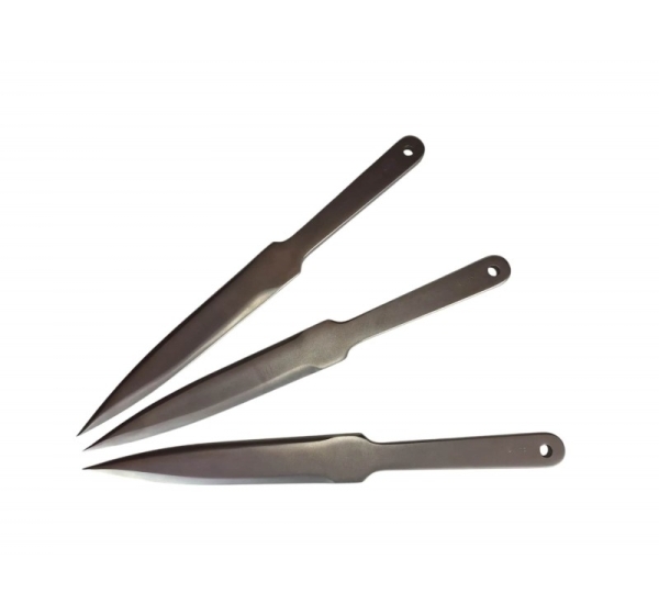 Sports throwing knives KAL22 LIDER 3pcs silver