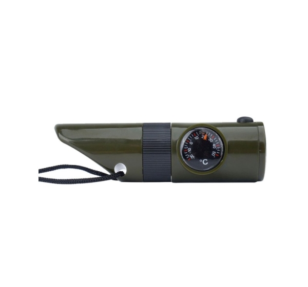 Mil-Tec Survival whistle 6 in 1 Olive