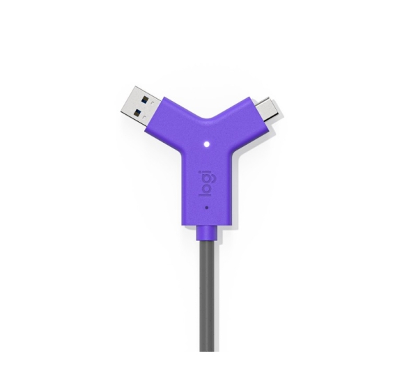 Logitech Swytch AV transmitter & receiver Black, Violet