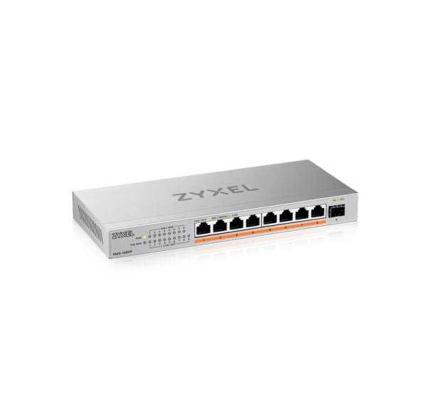 Zyxel XMG-108HP Unmanaged 2.5G Ethernet (100/1000/2500) Power over Ethernet (PoE)