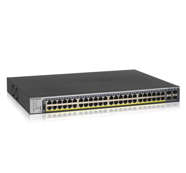 NETGEAR GS752TP Managed L2/L3/L4 Gigabit Ethernet (10/100/1000) Power over Ethernet (PoE) 1U Black