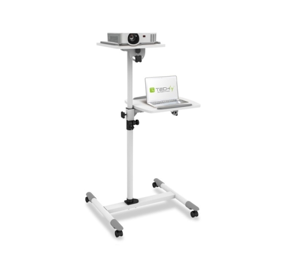 Techly Universal Trolley for Notebook / Projector, White ICA-TB TPM-6