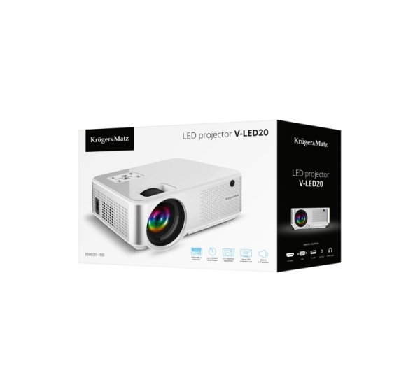 Kruger & Matz V-LED20 projector LED FullHD 1080p (1920x1080)