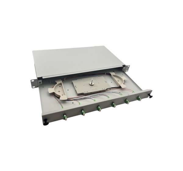 Helos 375550 rack cabinet 1U Grey