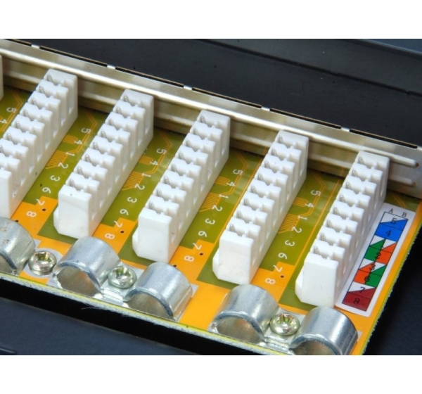Equip 16-Port Cat.6 Shielded Patch Panel, Black