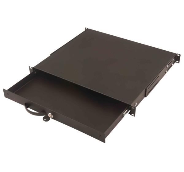 Digitus Lockable drawer for 482.6 mm (19") network and server cabinets, 1U
