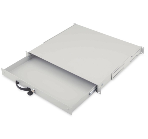 Digitus Lockable drawer for 482.6 mm (19") network and server cabinets, 1U