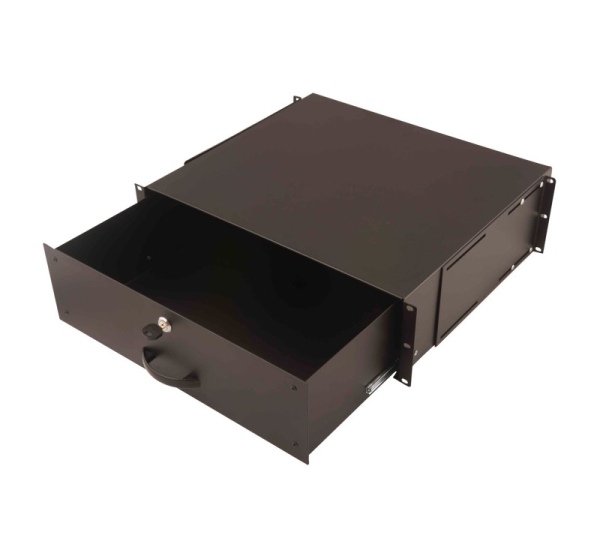 Digitus Lockable drawer for 482.6 mm (19") network and server cabinets, 3U
