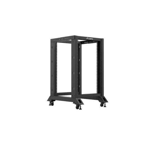 OPEN RACK 18U 600X800 BLACK LANBERG