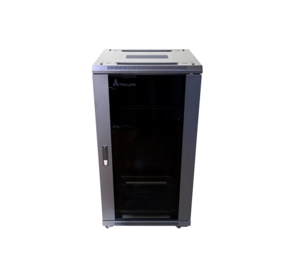 Extralink Rackmount cabinet 22U 600x800 Black standing