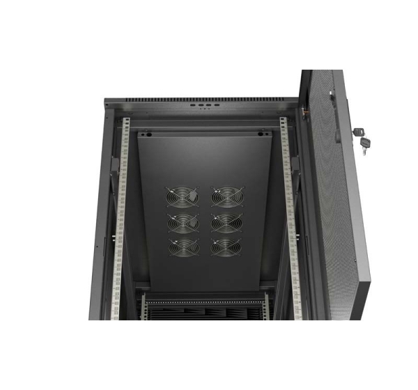 Lanberg FF01-6222-23B rack cabinet 22U Freestanding rack Black